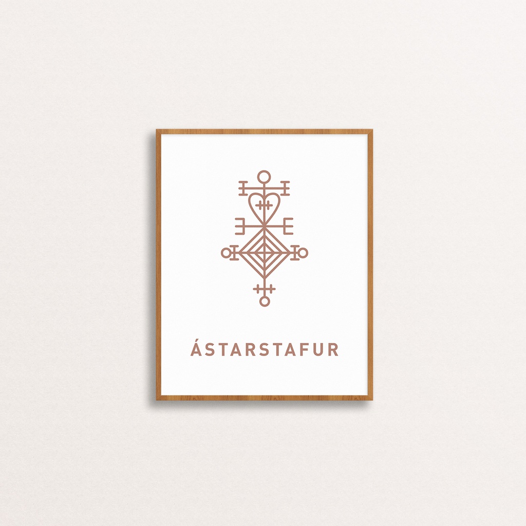 Ástarstafur - plakat