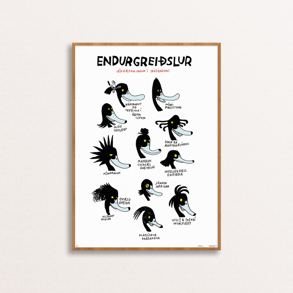 Endurgreiðslur - plakat A2