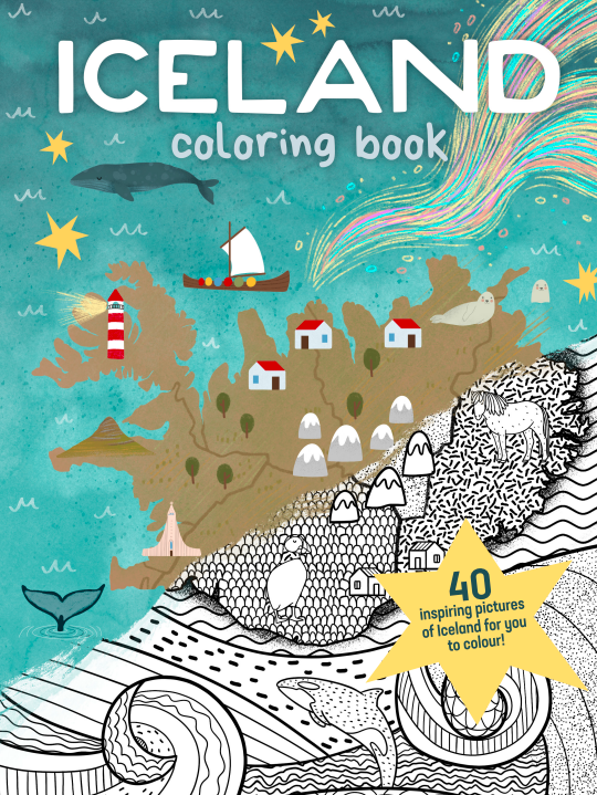Iceland - Coloring Book
