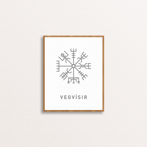 [phkroad_007-17] Vegvísir - Runic Compass